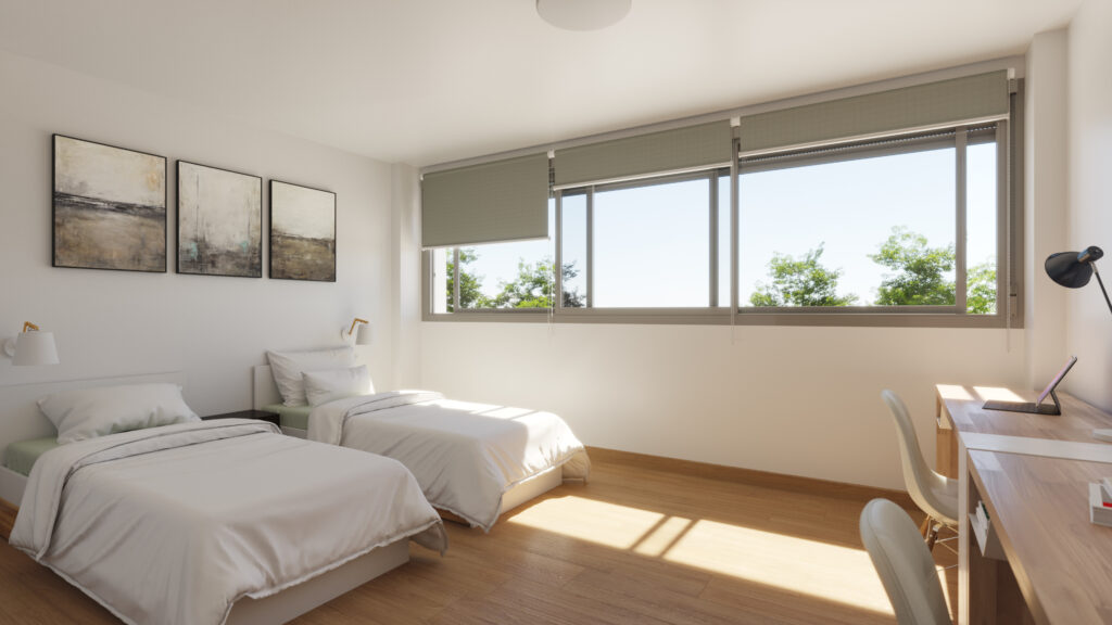 El proyecto de la nueva residencia en construcción de Casvi Tres Cantos