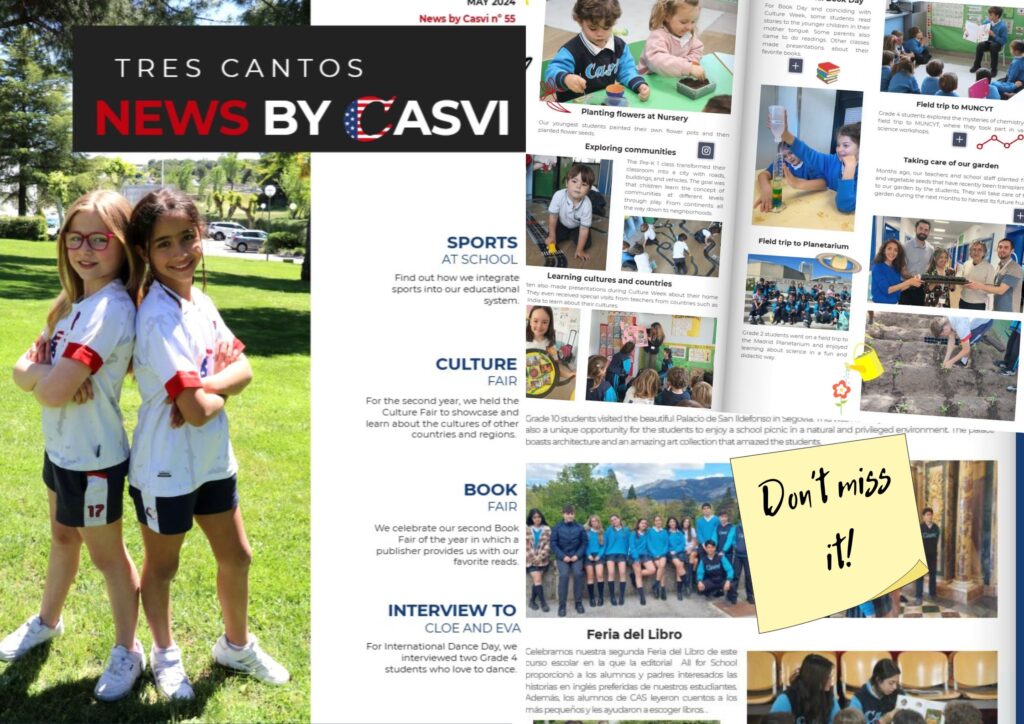 Portada del mes de mayo de la revista News By Casvi de Casvi Tres Cantos