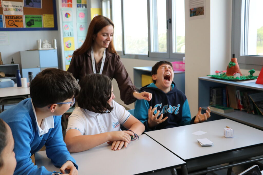 Clase sobre gestión de emociones en Casvi Tres Cantos