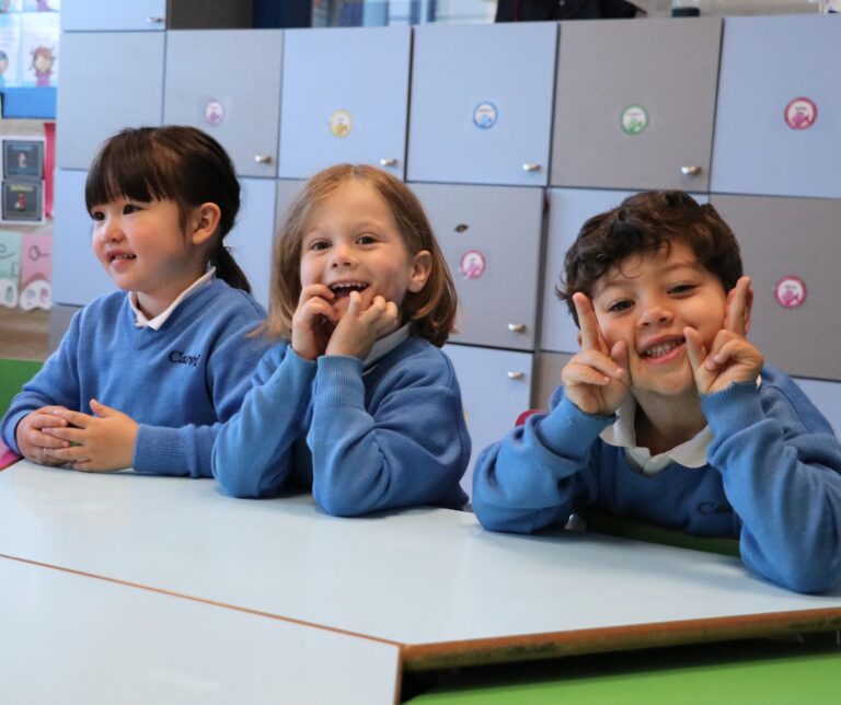 Alumnos Kindergarten en clase Casvi Tres Cantos
