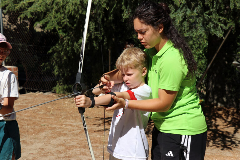 Alumno de Casvi International American School en el Casvi Camp Naturaleza