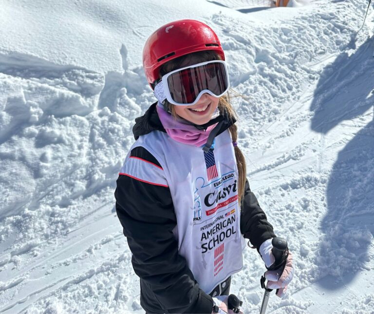 Alumna de Casvi International American School en el Winter Trip a Andorra
